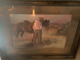 Vintage Cowboy Print by Tom Ryan