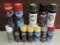 Lot of (12) Cans of Spray Paint