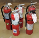 Lot of Fire Extinguishers