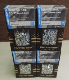 Lot of (4) 5 pound boxes of nails