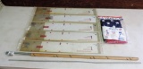 Lot of Threaded Rods, Flag, and More