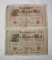 (2) 1910 1,000 German Reich Bank Notes