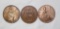 (3) Early British Large Penny's