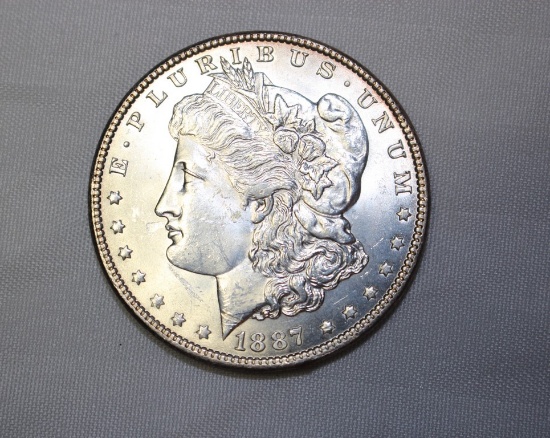 1887 Morgan Silver Dollar