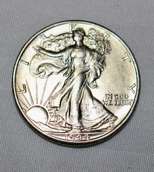 1944-D UNC Walking Liberty Half Dollar