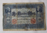 1909 100 German Reich Bank Notes