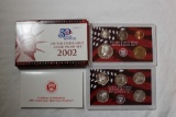 2002 US Mint Silver Proof Set