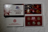 2002 US Mint Silver Proof Set