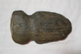 Full Grooved Native American Stone Ax Head