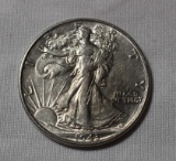 1943 AU Walking Liberty Half Dollar