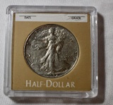 1937 AU Walking Liberty Half Dollar