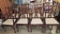 Set Of 8 Mahogany Carved Chippendale Dinning Chairs