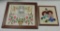 2 Framed Needlework Pictures