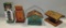 Lot Of 3 Birdhouses & 1 Feeder