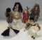 Lot Of 8 Collectible Dolls