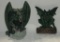 Gargoyle Plaster Figure & Toscani Gargoyle Wall Plaque