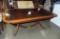 Fantastic Double Pedestal Maple Banded Dinning Table & 8 Chairs By Karge Albert & Edwin