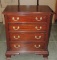 Mahogany Henkle Harris 4 Drawer Side Chest