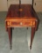 Hekeman Mahogany One Drawer Drop Leaf Side Table