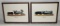 2 Framed Color Railroad Prints