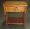 Knotty Pine 1 Drawer Stand