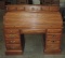 Contemporary Oak Roll Top Desk