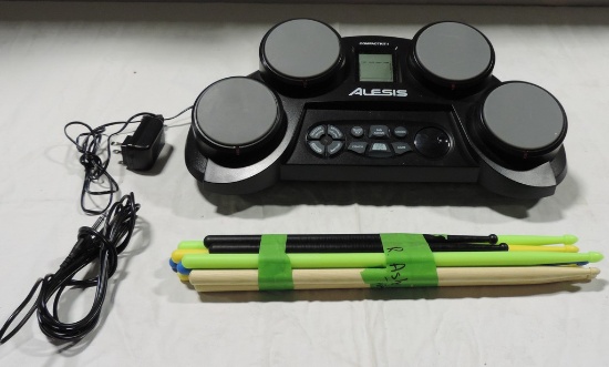 Lot Of Drumsticks & Alesis Compact Electronic Drum