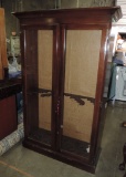 Mahogany Gun Display Cabinet