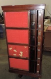 Mahogany Swivel Display Cabinet