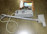 Vintage Electrolux Canister Sweeper With Supplies