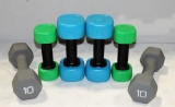 Lot Of 6 Hand Weights