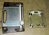 Fiskars Cutting Board & Digital Bathroom Scale