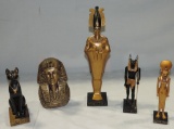 5 Pc Egyptian Figurine Lot