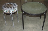 Lot Of 2 Patio Round Tables