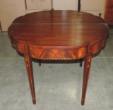 Fantastic Mahogany Inlaid Game Table