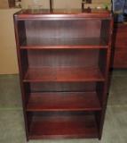 Alma Mahogany Open Shelf Bookcase