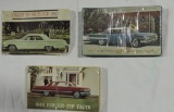 1960, 1962 & 1963 Chevrolet Salesroom Finger Tips Binders