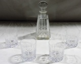 5 Pc Waterford Decanter Set