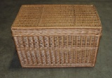 Natural Wicker Handled Trunk