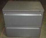 Grey Metal 2 Drawer Hanging File