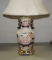 Ceramic Gaudy Welsh Design Table Lamp