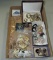 Tray Lot Antique & Vintage Costume Jewelry