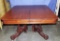 Antique Walnut Renaissance Revival Dinning Table With  5 Leaves