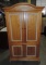 Pine 4 Door Entertainment Cabinet