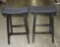 Pair Of 2 Outlook Furniture Concave Bar Stools