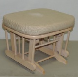Bamboo Wood Design Folding Chair & Rocking Ottoman