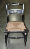 Black Hitchcock Style Side Chair