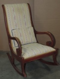 Vintage Cherry Arm Chair Rocker