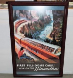 Reproduction Color Railroad Print In Frame