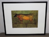 Limited Edition Cow Weathervane Print By St. John